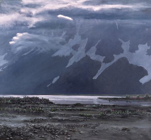 Copper River Clouds David Rosenthal Cordova Alaska Paintings